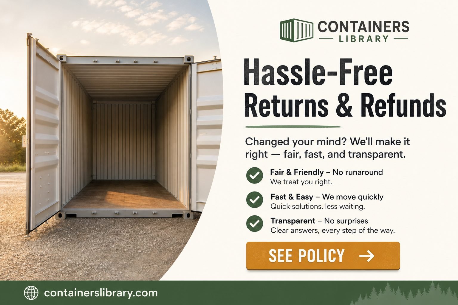 Hassle-free returns and refunds